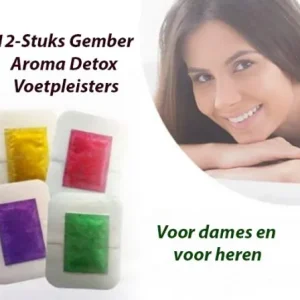 12-Stuks Gember Aroma Detox Voetpleisters