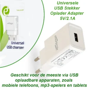USB Stekker Oplader Adapter