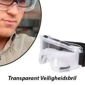 2-Stuks Transparant Veiligheidsbrillen