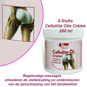 2-Stuks Cellulitis Olie Crème 250 ml