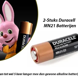 2-Stuks Duracell Alkaline MN21 Batterijen