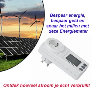Bespaar geld en spaar het milieu met deze Energiemeter