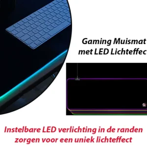 Gaming Muismat met LED Lichteffect Maat M