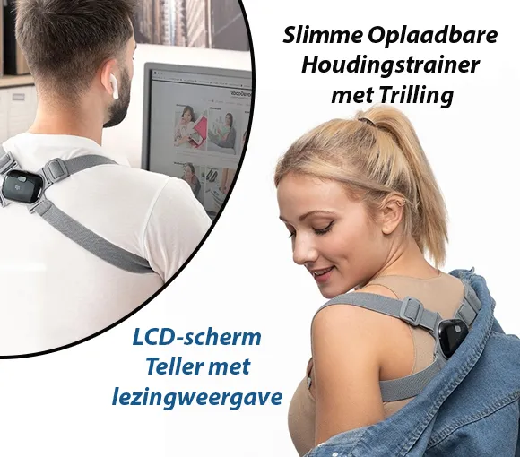 Slimme Oplaadbare Houdingstrainer met Trilling - Afbeelding 2