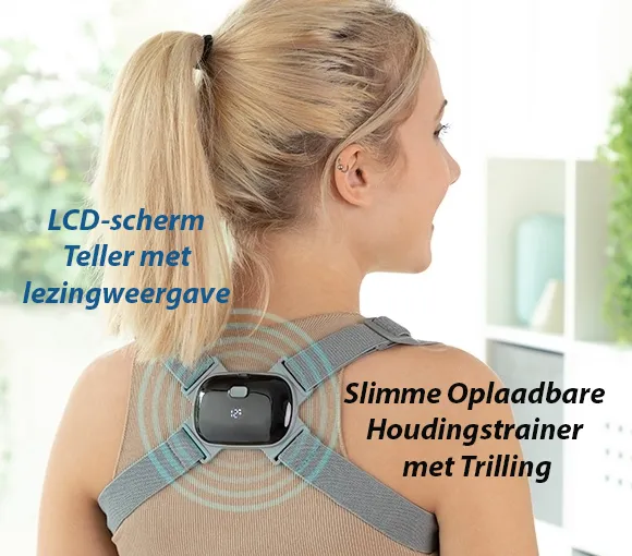 Slimme Oplaadbare Houdingstrainer met Trilling - Afbeelding 3