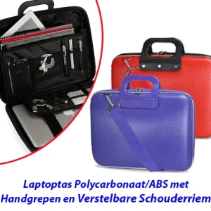 Laptoptas Polycarbonaat/ABS met Handgrepen en Verstelbare Schouderriem