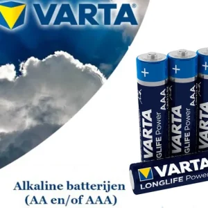 Varta Longlife Power Alkaline Batterijen (AA en/of AAA)