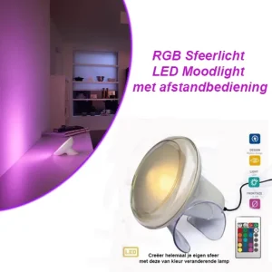 RGB Sfeerlicht – LED Moodlight met afstandbediening