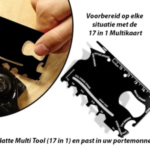 Voorbereid op elke situatie met de 17 in 1 Multikaart