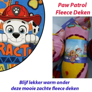 Disney Paw Patrol Fleece Deken