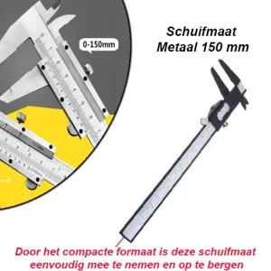 Schuifmaat Metaal 150 mm