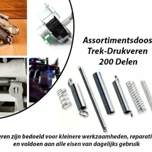 Assortimentsdoos Trek-Drukveren 200 Delen