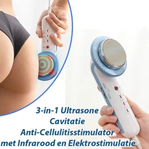 3-in-1 Ultrasone Cavitatie Anti-Cellulitisstimulator met Infrarood en Elektrostimulatie