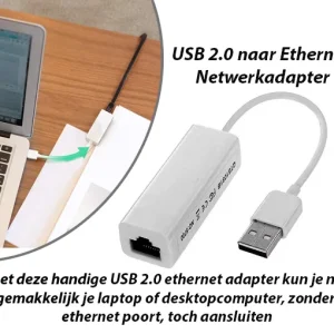 USB 2.0 Ethernet Netwerkadapter