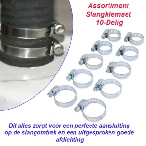 Assortiment Slangklemset 10-Delig