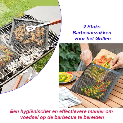 2 Stuks Barbecuezakken voor het Grillen