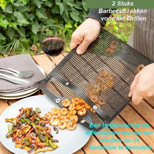2 Stuks Barbecuezakken voor het Grillen - Afbeelding 3