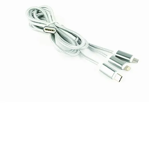 3-in-1 USB laadkabel -1 meter - Afbeelding 3