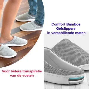 Comfort Bamboe Gelslippers in Verschillende Maten