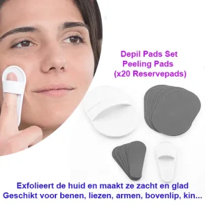 Depil Pads Set Peeling Pads voor de dames ( x20 Reservepads)