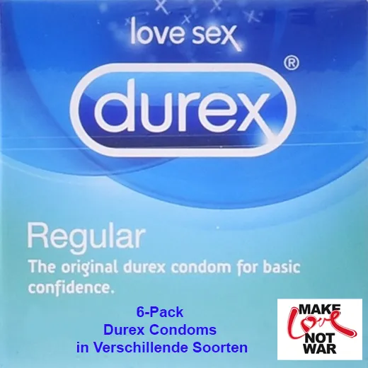 6-Pack Origineel Durex Condoms in Verschillende Soorten - Afbeelding 4