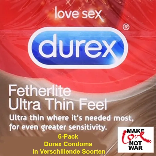 6-Pack Origineel Durex Condoms in Verschillende Soorten - Afbeelding 3