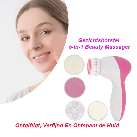 Gezichtsborstel 5-in-1 Beauty Massager - Afbeelding 2