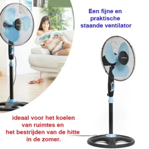 Een fijne en praktische staande ventilator