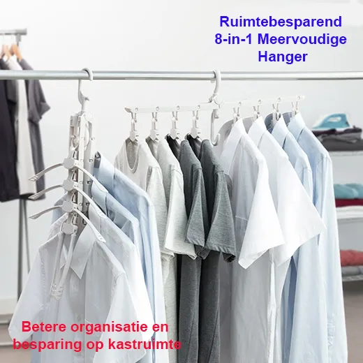 Ruimtebesparend 8-in-1 Meervoudige Hanger - Afbeelding 3