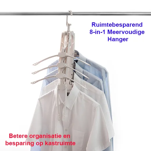 Ruimtebesparend 8-in-1 Meervoudige Hanger - Afbeelding 5