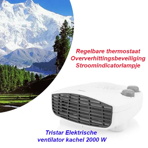 Tristar Elektrische ventilator kachel 2000 W - Afbeelding 2