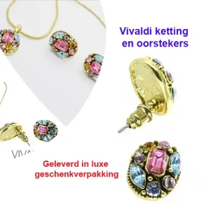 Vivaldi ketting en oorstekers met mooie Swarovski Elementen