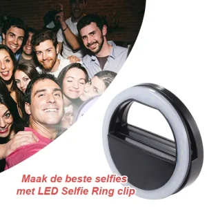 Maak de beste selfies met LED Selfie Ring clip