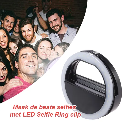 Maak de beste selfies met LED Selfie Ring clip - Afbeelding 2