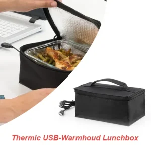 Thermic USB-Warmhoud Lunchbox – Ideaal voor op kantoor of onderweg