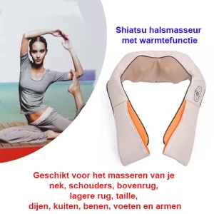 Shiatsu halsmasseur met warmtefunctie