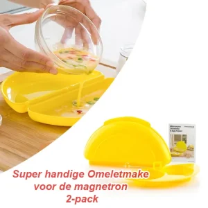 Super handige Omeletmake voor de magnetron 2-pack