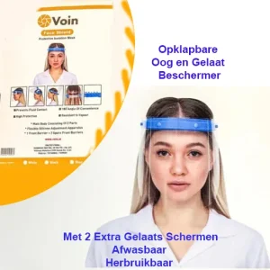 Opklapbare Oog en Gelaat Beschermer ook Geschikt voor klussen OP=OP