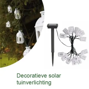 Decoratieve solar tuinverlichting