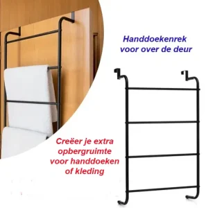 Handdoekenrek voor over de deur
