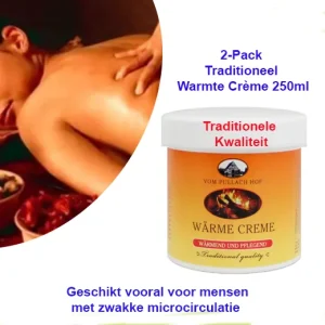 2-Pack Traditioneel Warmte Crème 250ml