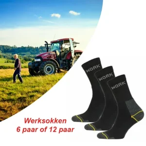 Minder klachten met deze ideale werksokken – 6 paar en 12 paar