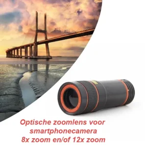 Optische zoomlens voor smartphonecamera – 8x zoom of 12x zoom