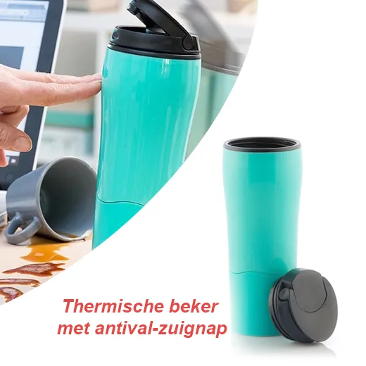 Handig en praktisch thermische beker met antival-zuignap