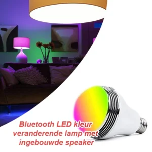 Bluetooth LED kleur veranderende lamp met ingebouwde speaker