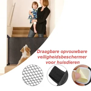 Draagbare opvouwbare veiligheidsbeschermer voor huisdieren
