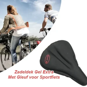 Zadeldek Gel Extra – Met Gleuf voor Sportfiets