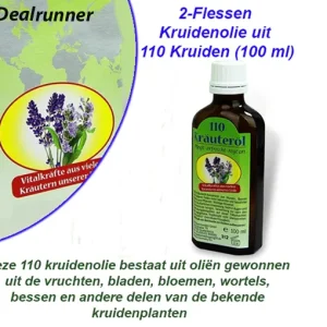 2-Flessen Kruidenolie uit 110 Kruiden (100 ml)