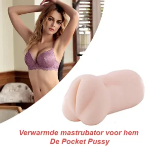 Verwarmde mastrubator voor hem – De Pocket Pussy