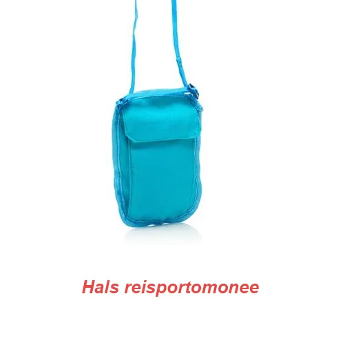 2 tasjes – Hals reisportomonee en verborgen heupreistas ideaal voor op reis - Afbeelding 3